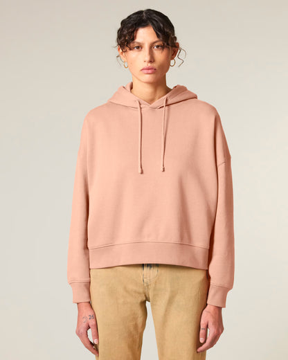 Organic Hoodie- Peach