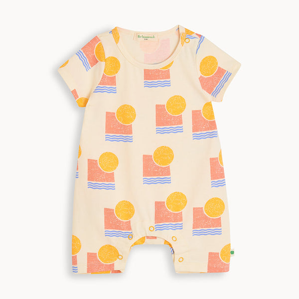 Bonnie Mob Sciff Shorty Playsuit-Sunset