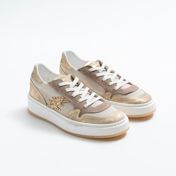 Trainers - Willy Gold PRE- ORDER DELIVERY 7-10 DAYS