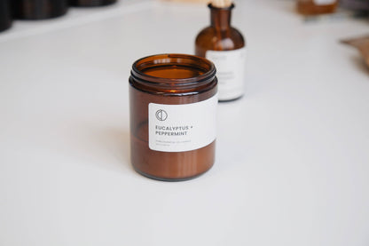 Eucalyptus + Peppermint candle