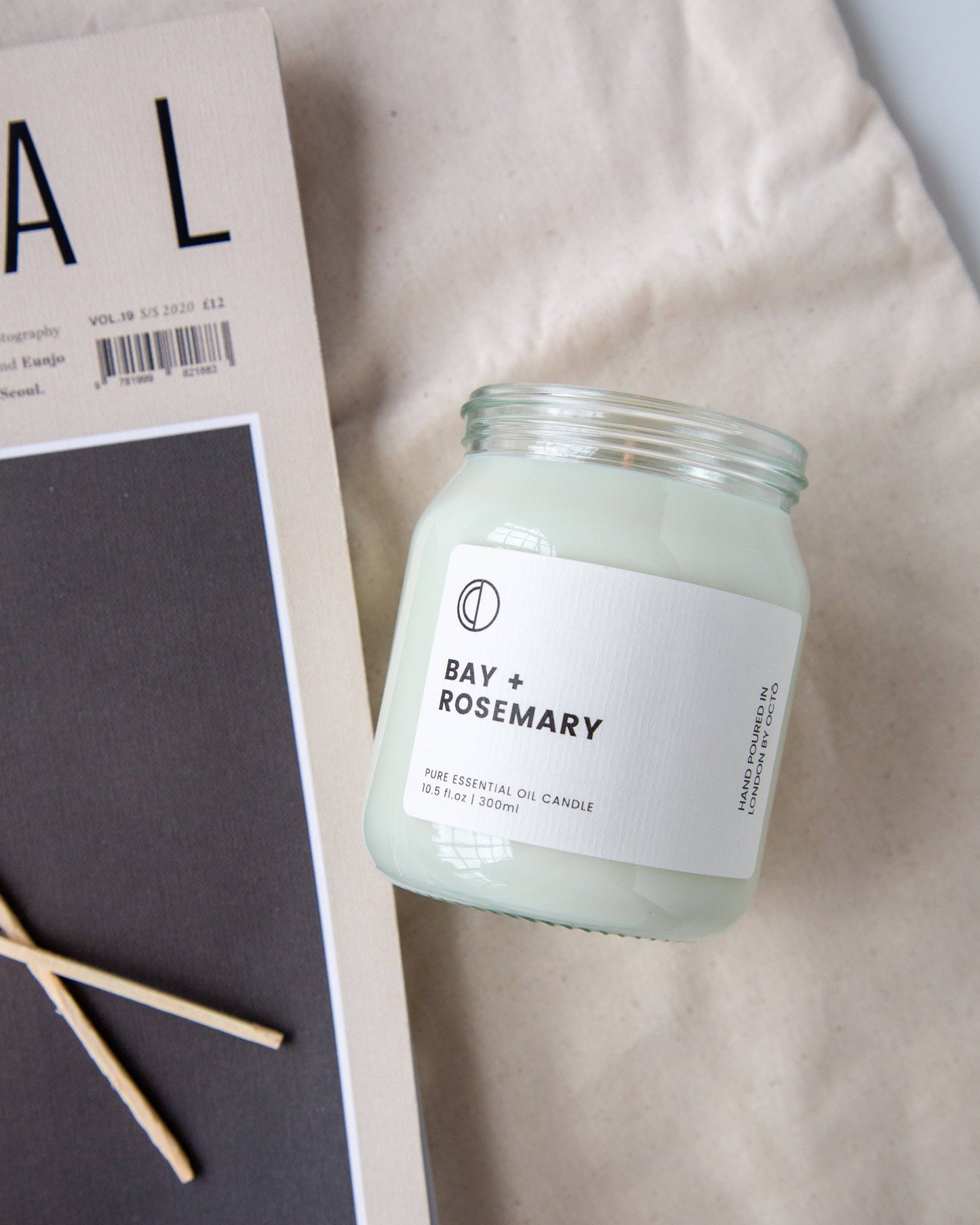 Bay + Rosemary 300ml candle