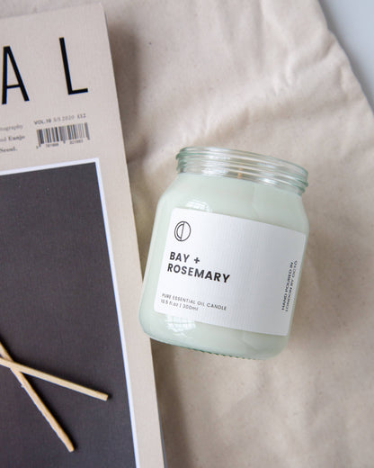 Bay + Rosemary 300ml candle
