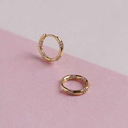 Jewelled Hoop Earrings