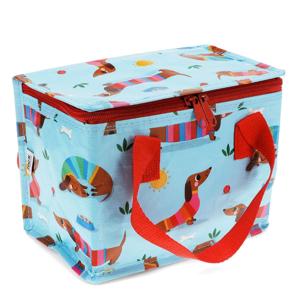 Insulated Lunch Bag - Sausage Dog (Blue)