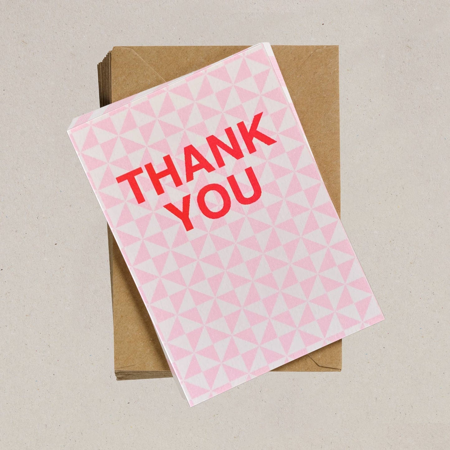 A6 12 Cards & Envelopes per Pack - Pink Pinwheel