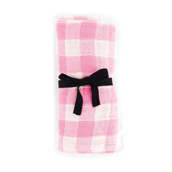 BIANCA SWADDLE VICHY NEON PINK