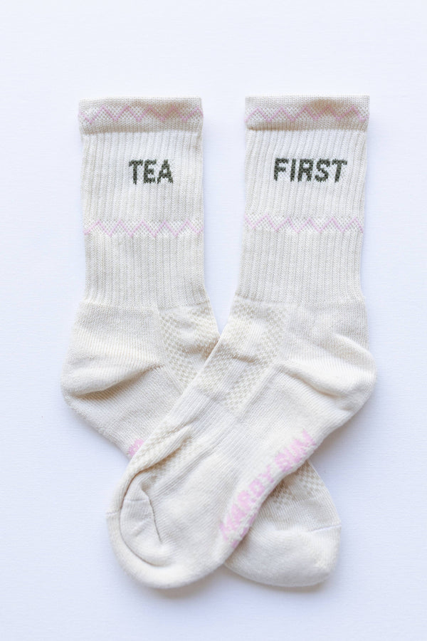 "Tea First" MBAC sports socks