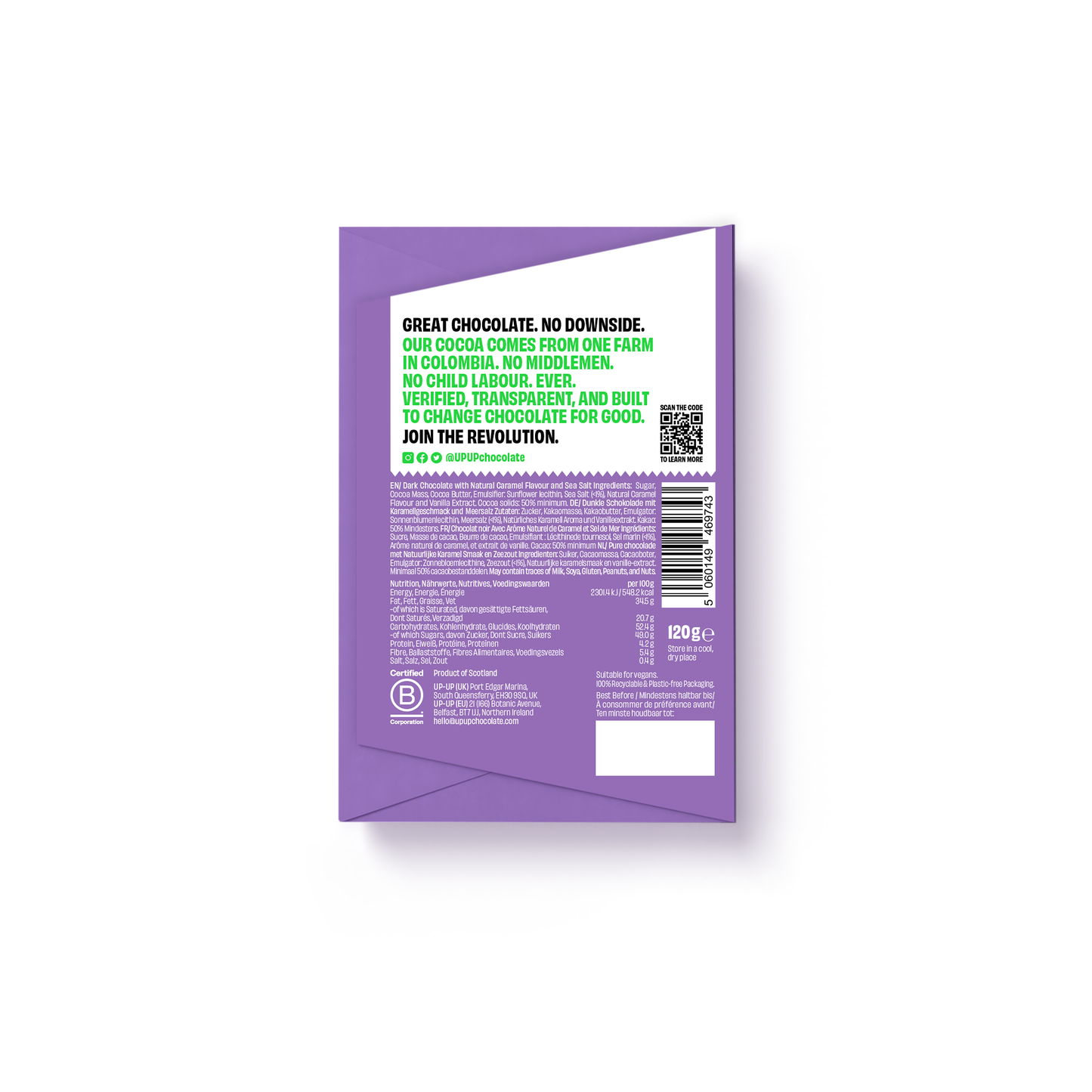 Dark Caramel Chocolate 120G/4.2oz