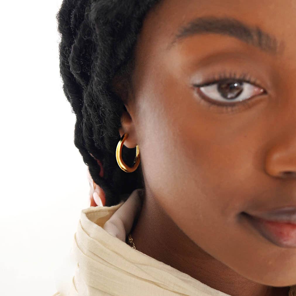 Wobbly Classic Large Hoop Earrings