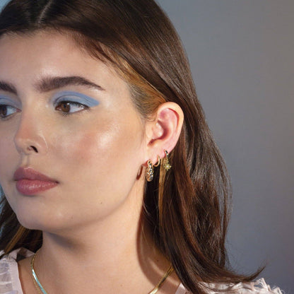 Mini Twisted Hoop Earrings