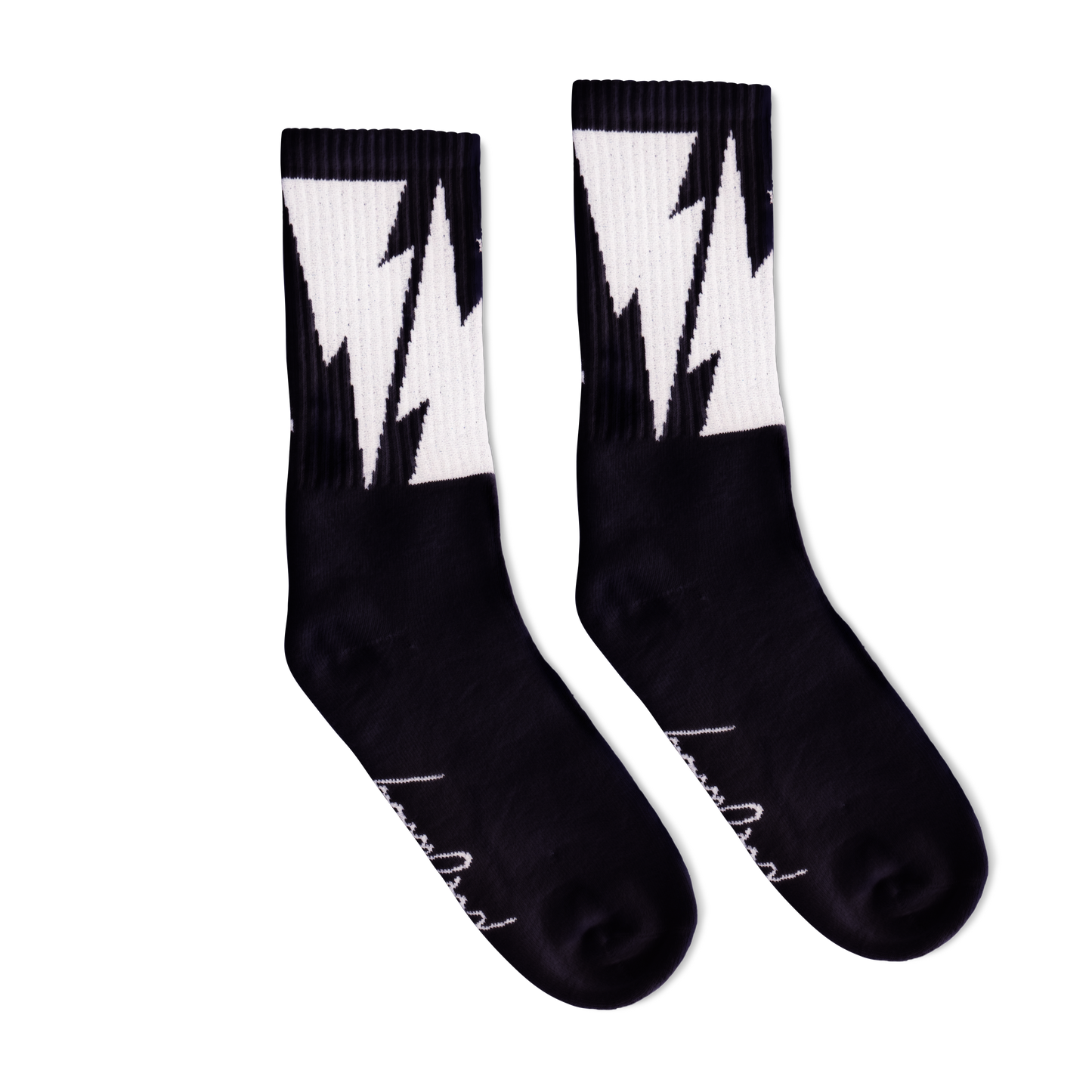 Mike Vallely Bolt Socks | Black
