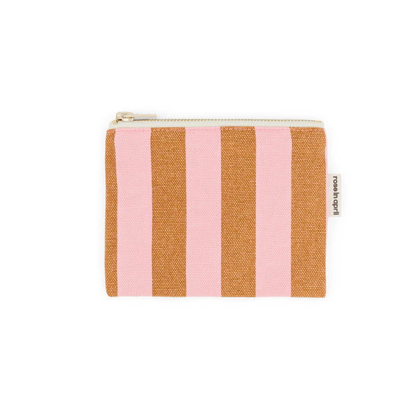 MARIE PURSE STRIPES CARAMEL / STRAWBERRY