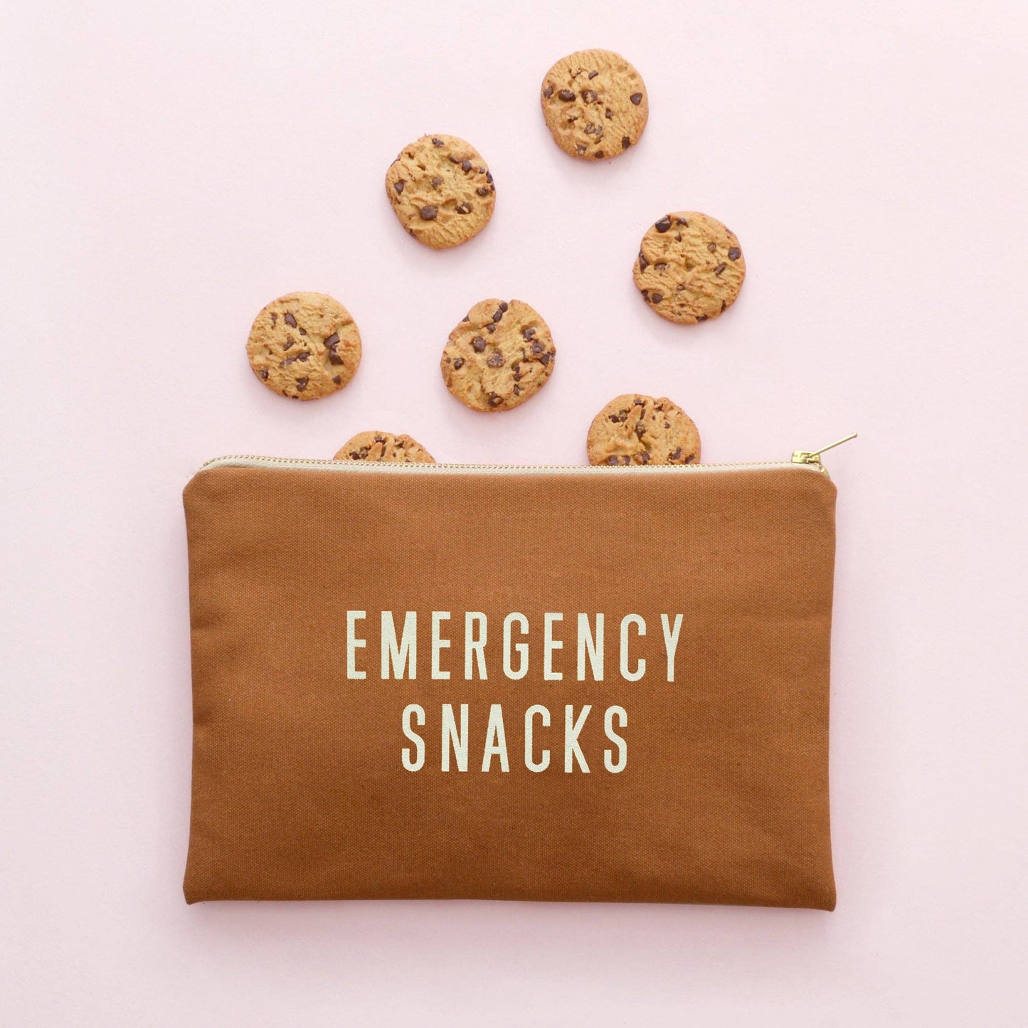 Emergency Snacks - Tan Pouch
