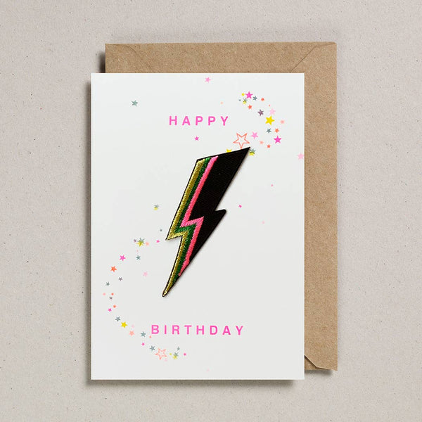 Patch Cards - Birthday Bolt