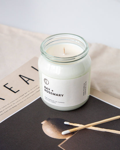 Bay + Rosemary 300ml candle