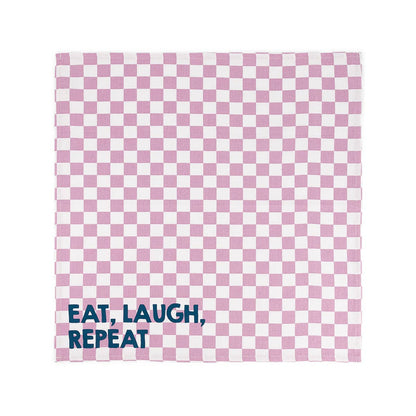 NAPKIN JOSEPHINE STRAWBERRY - EAT, LAUGH, REPEAT