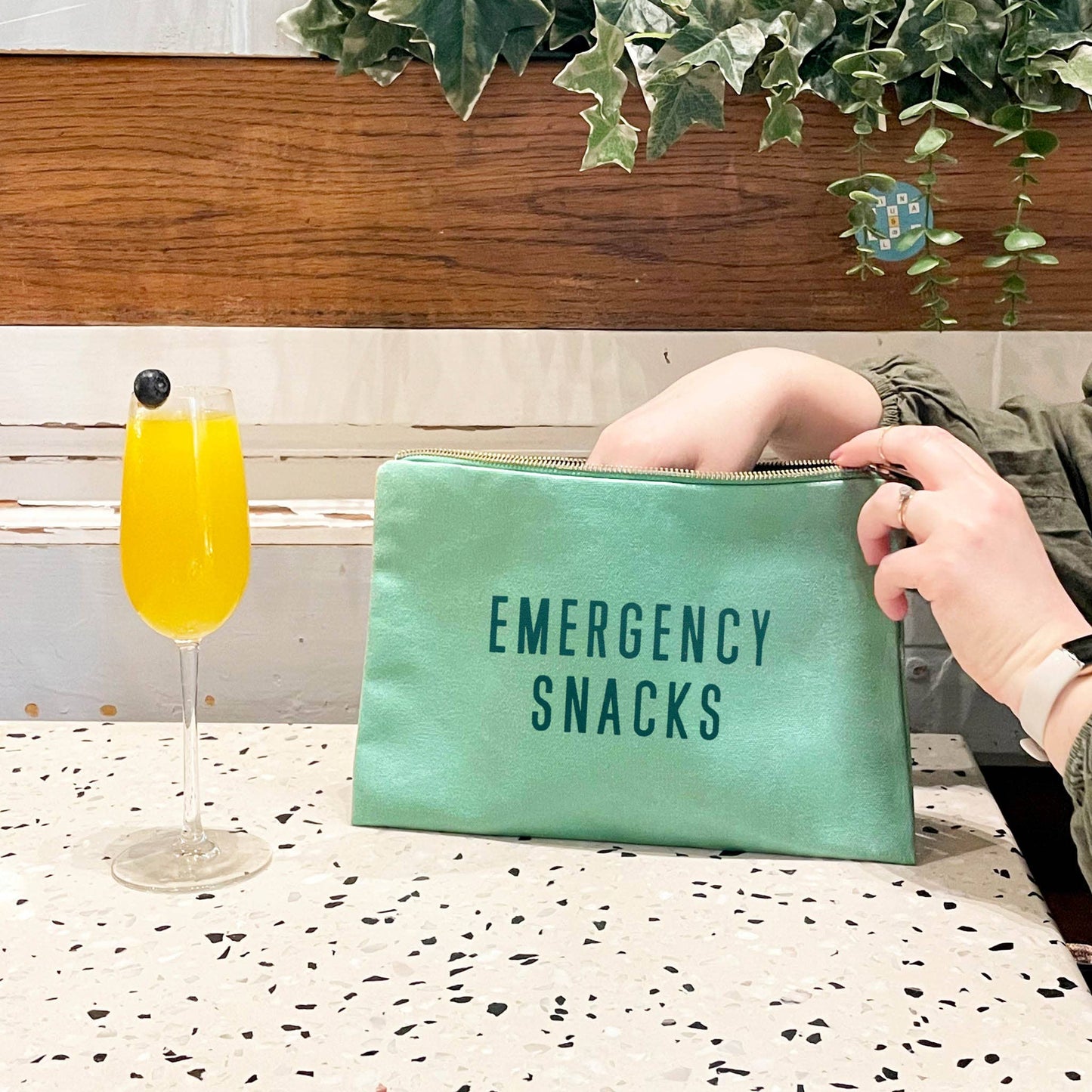 Emergency Snacks - Sea Glass Pouch