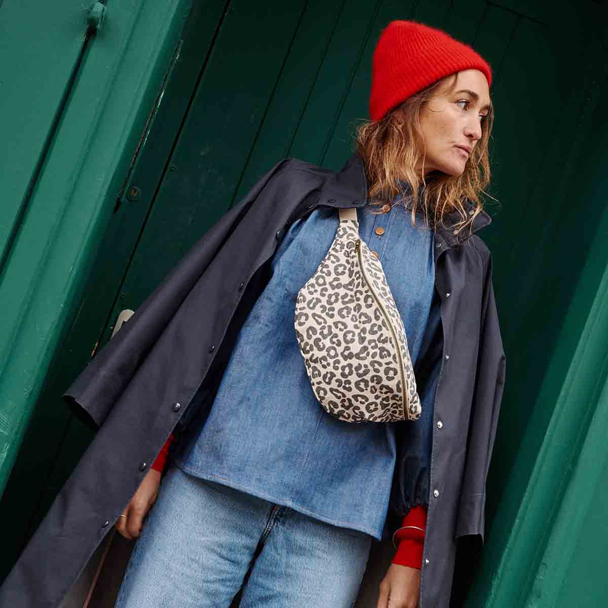 WOMEN BUM BAG GRAOU GREIGE