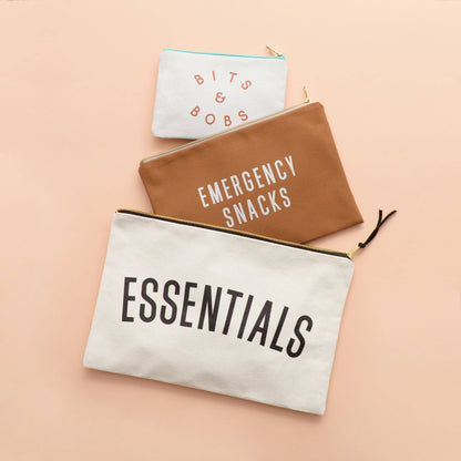 Emergency Snacks - Tan Pouch