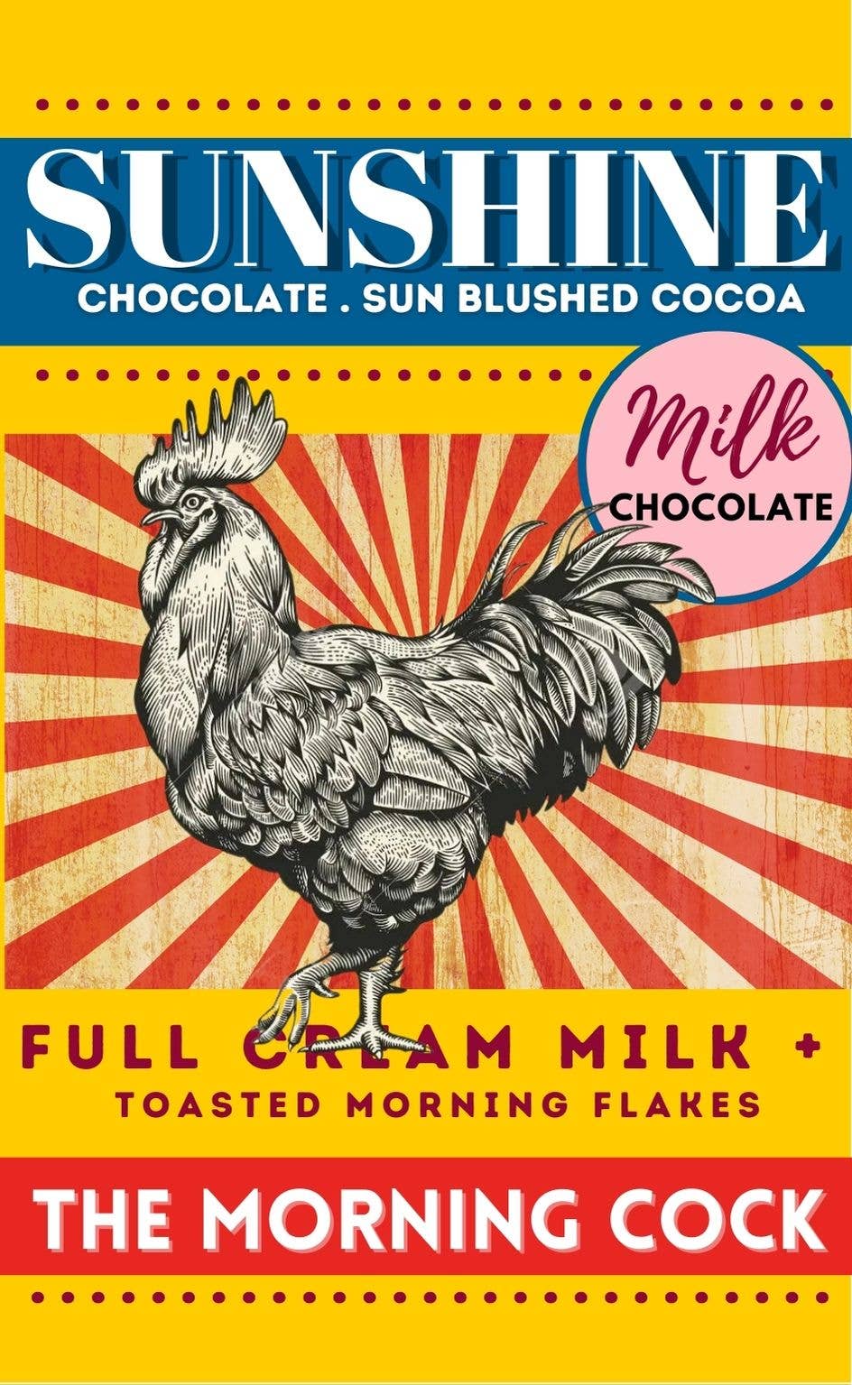 The Morning Cock  Full Cream milk + toasted morning flakes