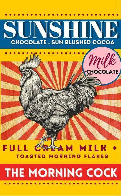 The Morning Cock  Full Cream milk + toasted morning flakes