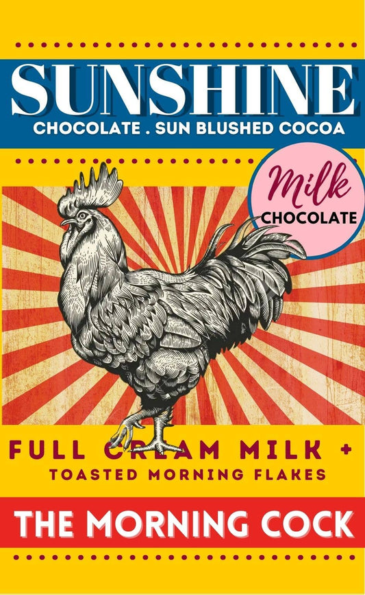 The Morning Cock  Full Cream milk + toasted morning flakes