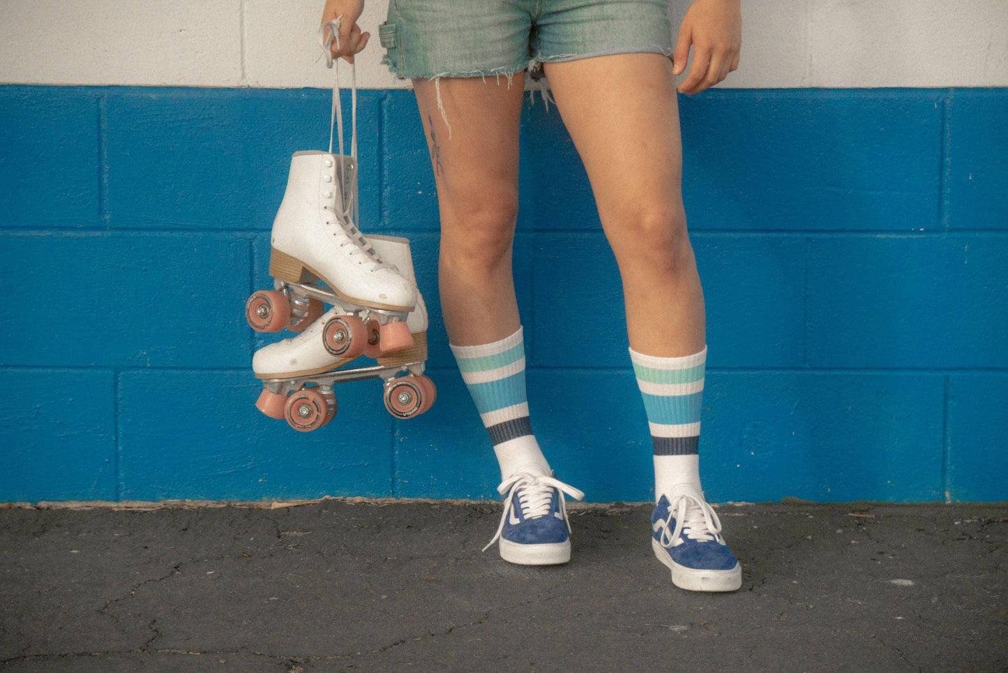 Ocean Blue Shades | White