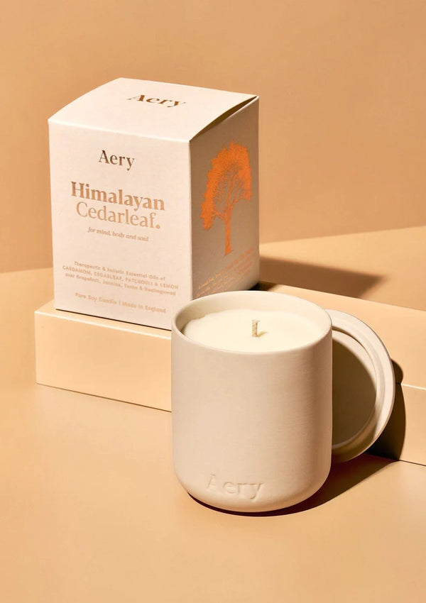 Aery Himalayan Cedarleaf Scented Candle - Cedar, Patchouli & Lemon