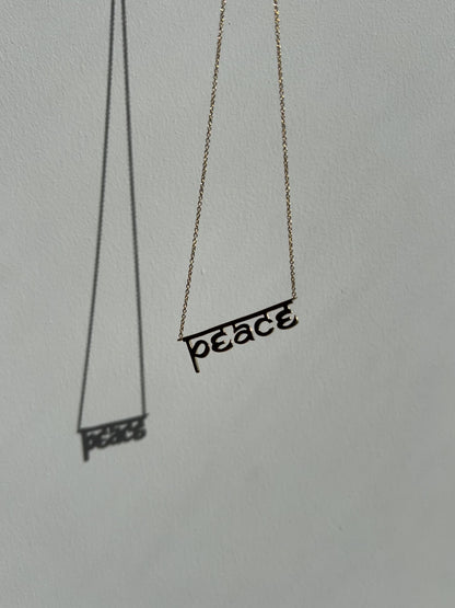 Peace necklace