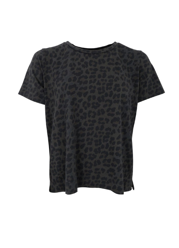 Black Colour BCZELDA Leopard t-shirt