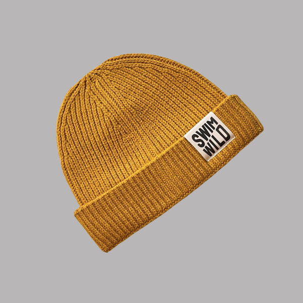 Fishermans knit Hat - Mustard