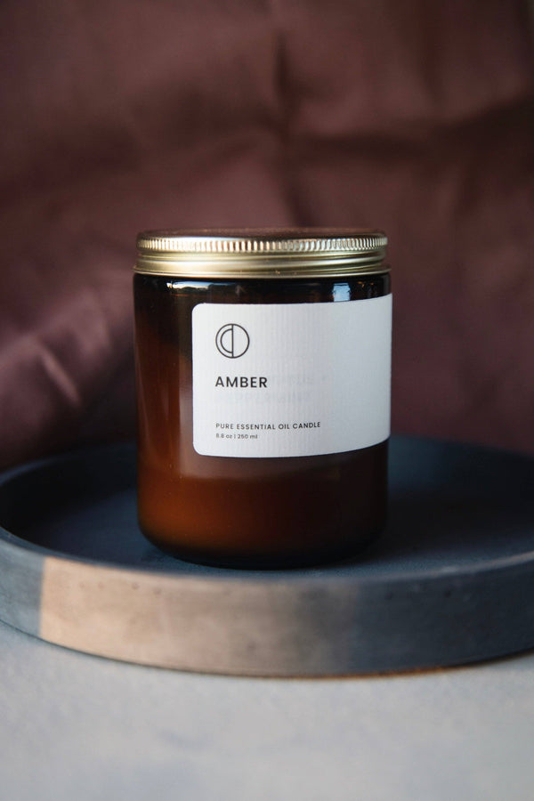 Amber candle