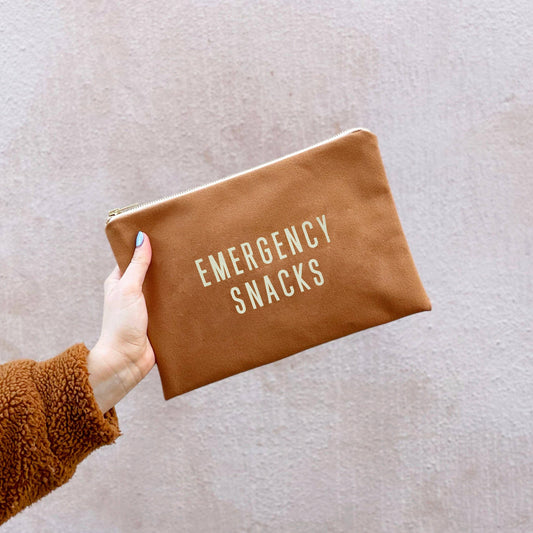 Emergency Snacks - Tan Pouch
