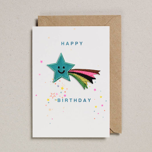 Patch Cards - Birthday Shooting Star