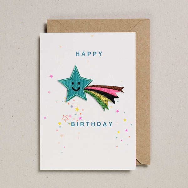 Patch Cards - Birthday Shooting Star